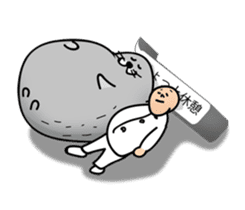 pretty rock and roll hair seal sticker #10543613