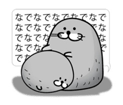 pretty rock and roll hair seal sticker #10543616