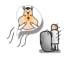 pretty rock and roll hair seal sticker #10543619