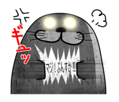 pretty rock and roll hair seal sticker #10543621