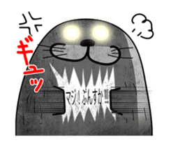 pretty rock and roll hair seal sticker #10543621