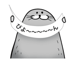 pretty rock and roll hair seal sticker #10543622