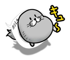 pretty rock and roll hair seal sticker #10543624