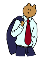 The ten heads high rabbit 4_Business sticker #10543954