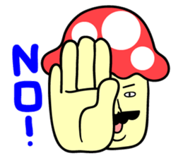 Mushroom's family sticker #10544318