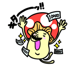 Mushroom's family sticker #10544322