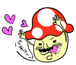 Mushroom's family sticker #10544328