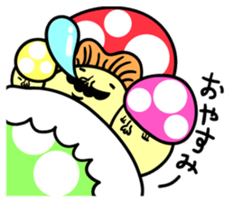 Mushroom's family sticker #10544351