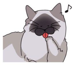 Life With Cats! sticker #10544494