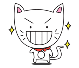 cute cat minimal cat sticker #10544752