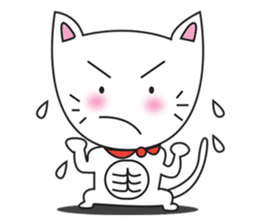 cute cat minimal cat sticker #10544754
