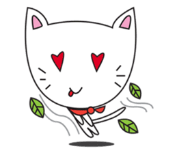 cute cat minimal cat sticker #10544760