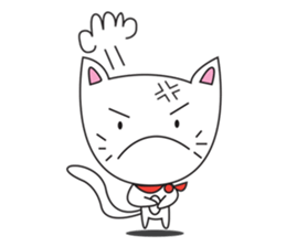 cute cat minimal cat sticker #10544774