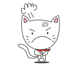 cute cat minimal cat sticker #10544774