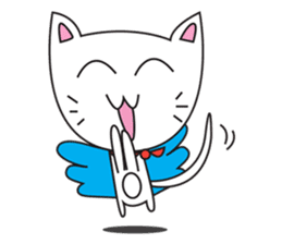 cute cat minimal cat sticker #10544784