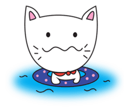 cute cat minimal cat sticker #10544787