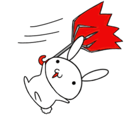 so cute rabbit usakichi.3 sticker #10544873
