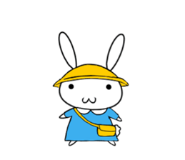 so cute rabbit usakichi.3 sticker #10544874