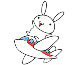 so cute rabbit usakichi.3 sticker #10544883