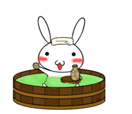 so cute rabbit usakichi.3 sticker #10544895