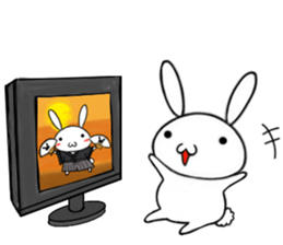 so cute rabbit usakichi.3 sticker #10544897