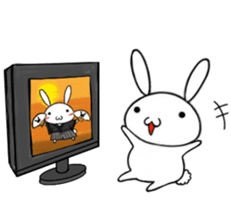 so cute rabbit usakichi.3 sticker #10544897