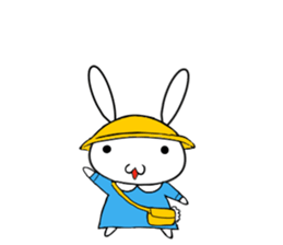 so cute rabbit usakichi.3 sticker #10544904