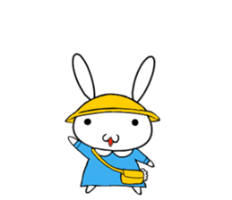 so cute rabbit usakichi.3 sticker #10544904