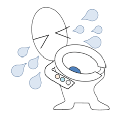 Japanese style restroom 5 sticker #10545310