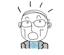 Middle-aged star sticker #10546034