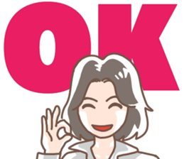 Girls!Girls!(with big letter message) sticker #10546638