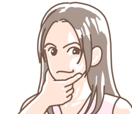 Girls!Girls!(with big letter message) sticker #10546651