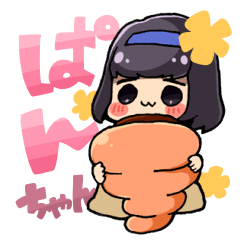 Sticker of Pan-chan.