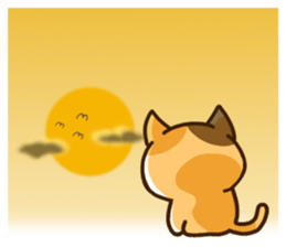 Sticker of Tortoiseshell cat sticker #10547111