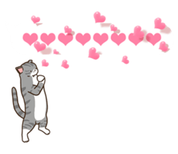 Balloon and cat to dynamic sticker #10547660