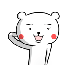 Red Cheeks Bear sticker #10548636