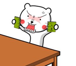 Red Cheeks Bear sticker #10548651