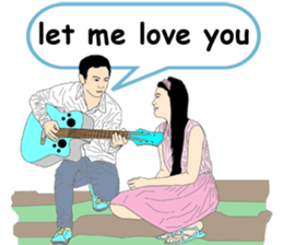 The love story of Syam (english ver.) sticker #10548682