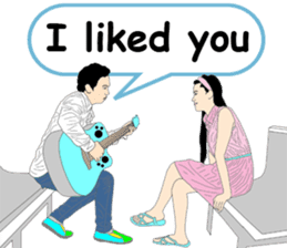 The love story of Syam (english ver.) sticker #10548683