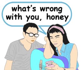 The love story of Syam (english ver.) sticker #10548688