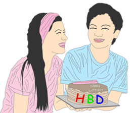 The love story of Syam (english ver.) sticker #10548690