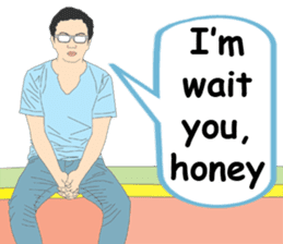 The love story of Syam (english ver.) sticker #10548700