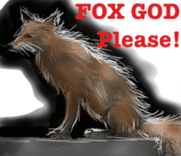 FOX GOD sticker #10548956