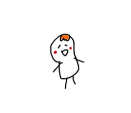pleasantly ricechan sticker #10549159