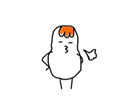 pleasantly ricechan sticker #10549191