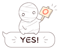 How to keep a mummy 2 sticker #10549733