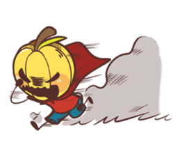pumpkinman sticker #10550196