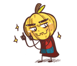pumpkinman sticker #10550199