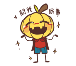 pumpkinman sticker #10550205