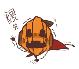 pumpkinman sticker #10550206